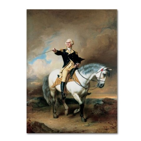 Trademark Fine Art John Faed 'Portrait of George Washington' Canvas Art, 24x32 BL01390-C2432GG